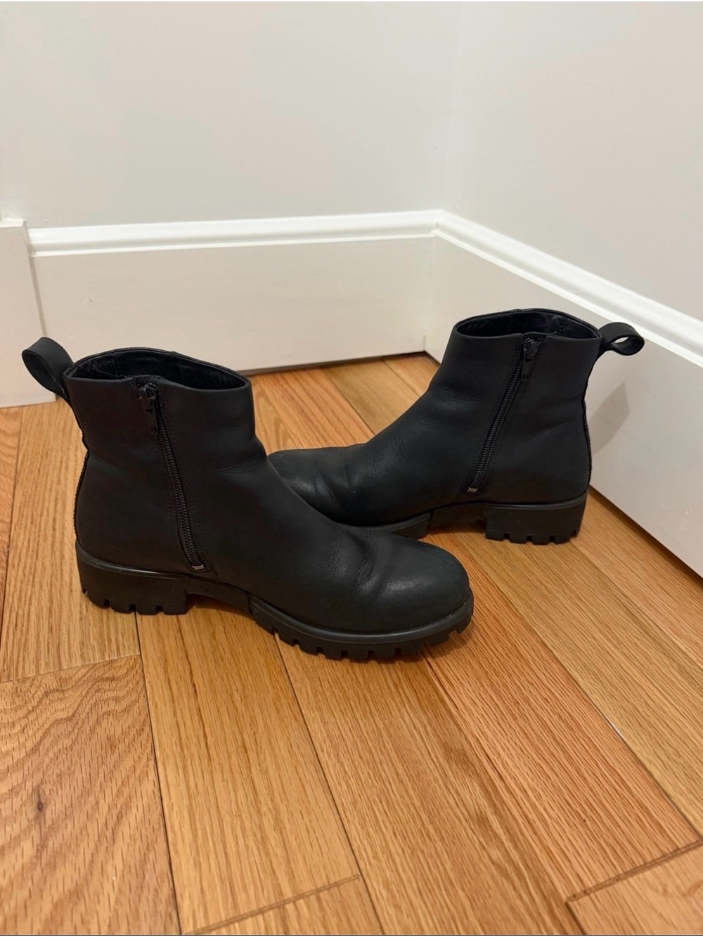 WOMEN'S ECCO MODTRAY ANKLE BOOT Leather Black EU38